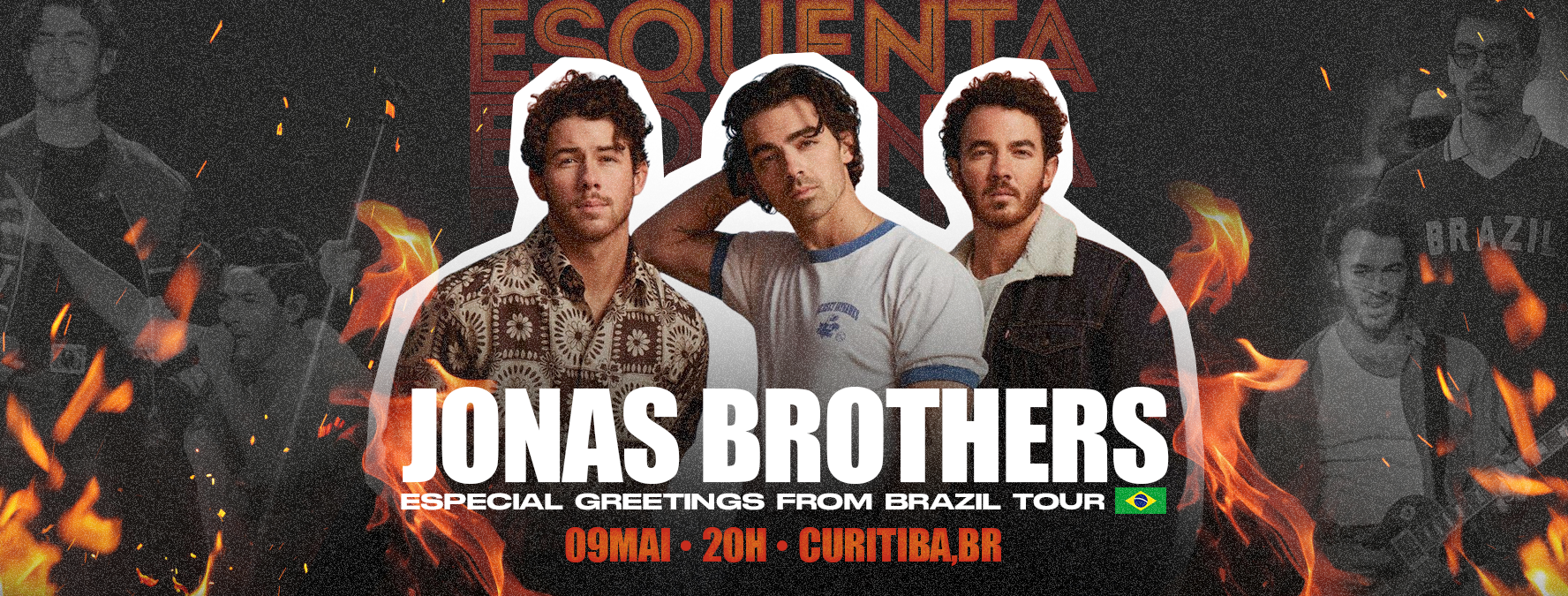 Banner do evento FESTA DESCOMPRESSÃO | Especial Jonas Brothers